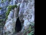 Eingang in die Höhle (Foto gespeichert zu Ausgangspunkt Höhle im Schwarzenberg),#
