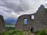 Mauerreste (Foto gespeichert zu Ausgangspunkt Burgruine Werdenfels),#