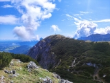 Abstieg in den Sattel und weiter zum Brunnkogel (Foto gespeichert zu <a href=/wanderweg/hochleckenkogel-mathias-kogl-23111/>Weg</a>),#