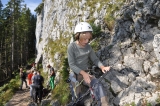 Einstieg in den Klettersteig (Foto gespeichert zu Ausgangspunkt Einstieg Ettaler Manndl Klettersteig),#