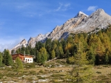 Blick auf die Faneshütte,#