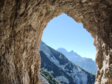 Blick aus einem Unterstand ,#