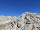 Scharte und Aufstieg zur Nives Scharte  (Foto gespeichert zu Ausgangspunkt Furcela de Forces de Sieles),#
