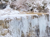 Wasserfall in Eis (Foto gespeichert zu Ausgangspunkt Gasthof Schleifmühle),#Foto: JuttaS