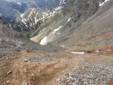 Im obersten Teil steil und fast weglos,#