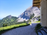 Blick zum Schachentor (Foto gespeichert zu Ausgangspunkt Königshaus am Schachen),#