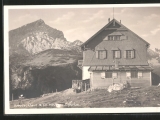 Kreuzeckhaus mit Alpspitze,#Historische Ansichtskarte zum <a href=/historisch/>Verkauf</a>