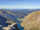 Blick zu Lache, Traualpsee und Vilsalpsee,#