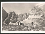 Lamsenjochhütte mit <a href=/gipfel/lamsenspitze-28087/>Lamsenspitze</a> (Foto gespeichert zu Ausgangspunkt Lamsenjochhütte),#Historische Ansichtskarte zum <a href=/historisch/>Verkauf</a>