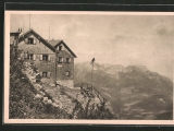 Purtschellerhaus auf dem Eckerfirst (Foto gespeichert zu Ziel Purtschellerhaus),#Historische Ansichtskarte zum <a href=/historisch/>Verkauf</a>