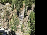 Hängebrücke auf dem Obergugler Klettersteig,#