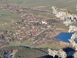 Blick auf Schlehdorf (Foto gespeichert zu Ausgangspunkt Rötelstein),#