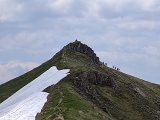 Die letzten Meter zum Gipfel von Nordwesten (Foto gespeichert zu Ausgangspunkt Rofanspitze),#
