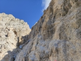 Der Start des Laurenzisteig mit der senkrechten D-Wand,#