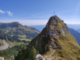 Leichte Kraxelei zum Gipfelkreuz,#
