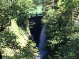 Die Staumauer des Staufensees (Foto gespeichert zu Ziel Staufensee),#