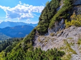 Eine der drei seilgesicherten Passagen,#