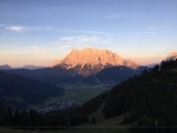 Abendlicher Ausblick (Foto gespeichert zu Ausgangspunkt Wolfratshauser Hütte),#