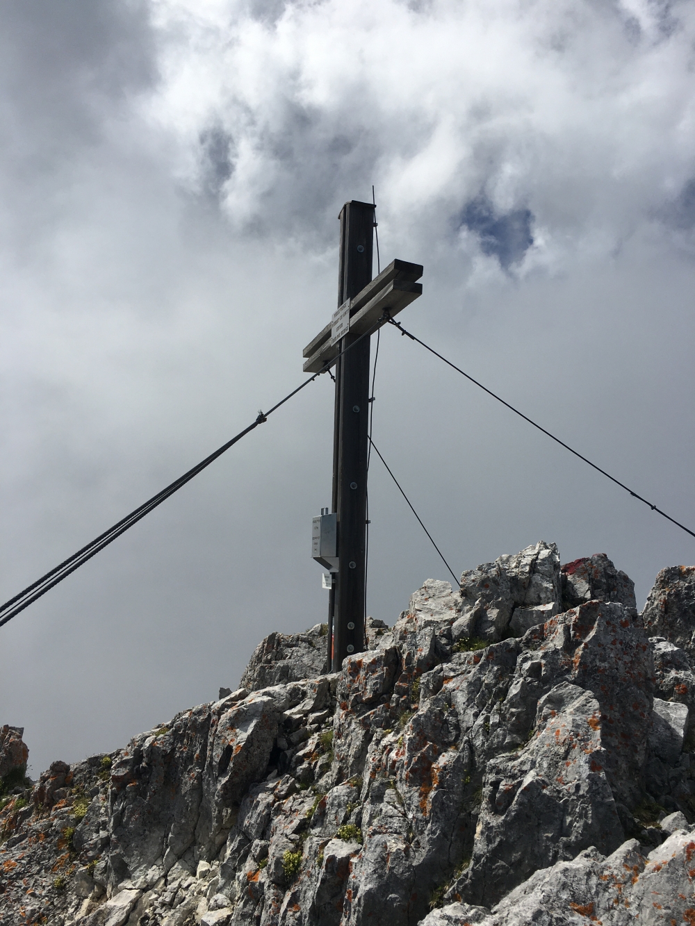 Klettersteig Ackerlspitze von St.Johann: Klettersteig Ackerlspitze von St.Johann: Am Gipfel (Ackerlspitze)
