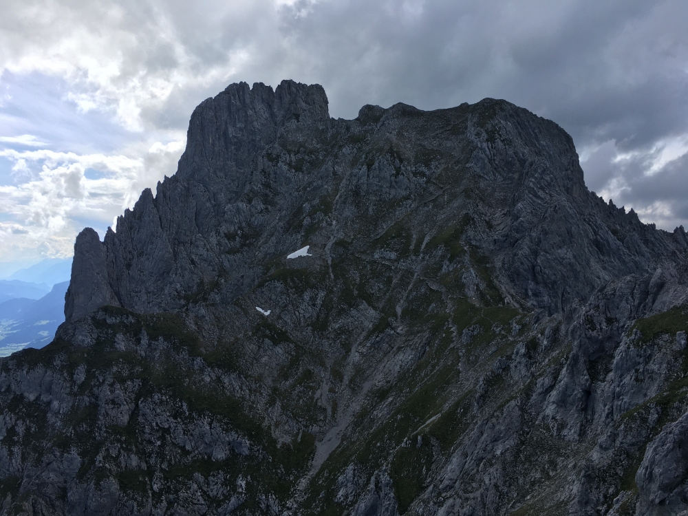 Klettersteig Ackerlspitze von St.Johann: Blick zur Ackerlspitze
