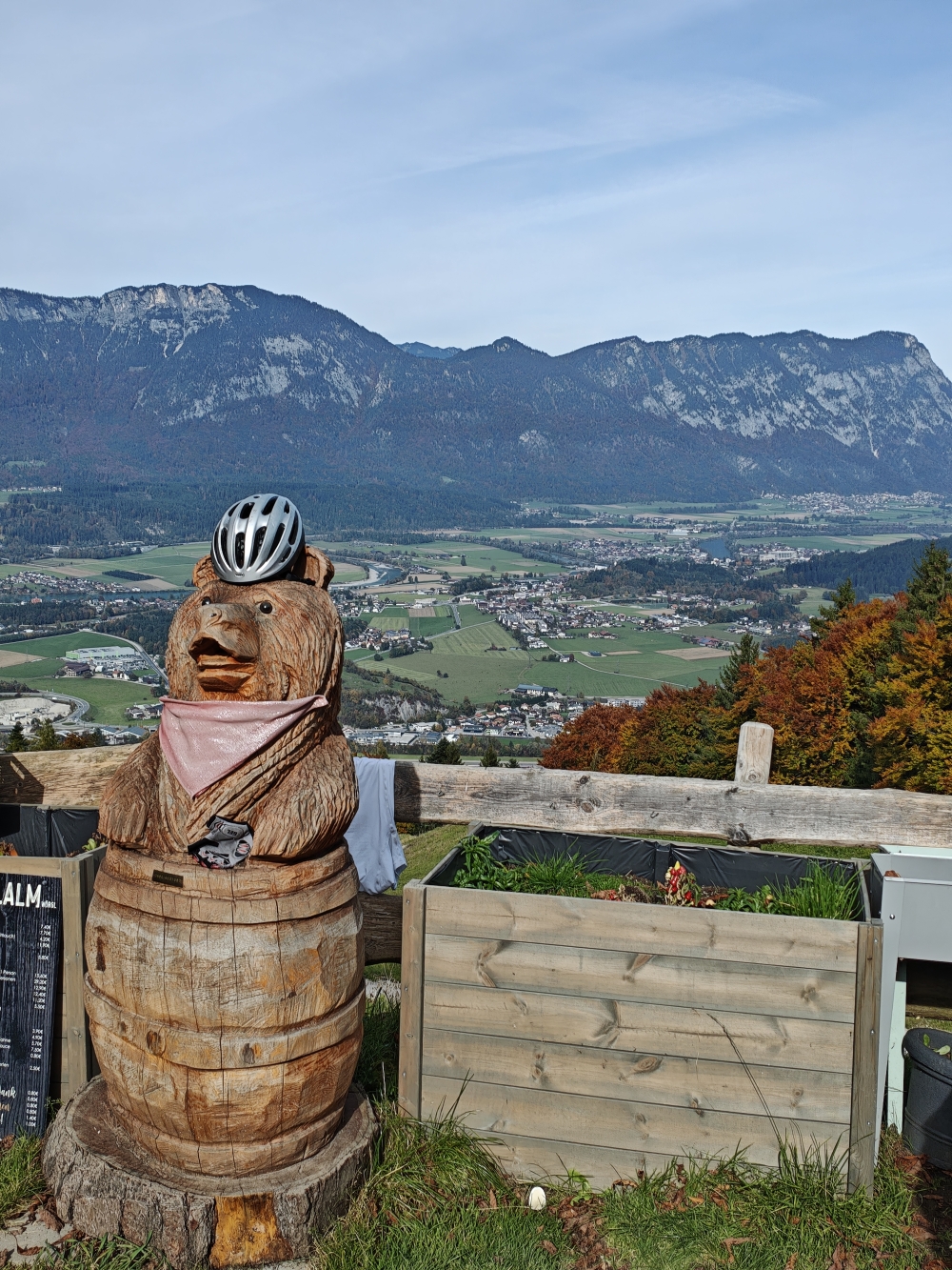 Wanderung Möslalmkreuz: Wanderung Möslalmkreuz: Blick in das Inntal (Almgasthof Möslalm)