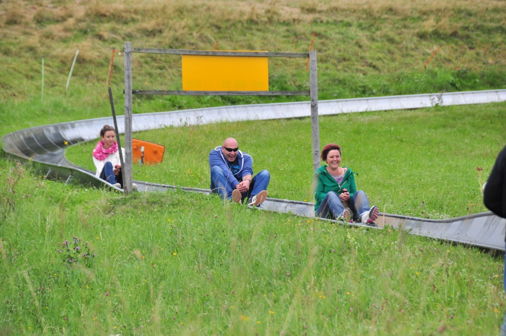 Wanderung Alpspitz: Sommerrodelbahn