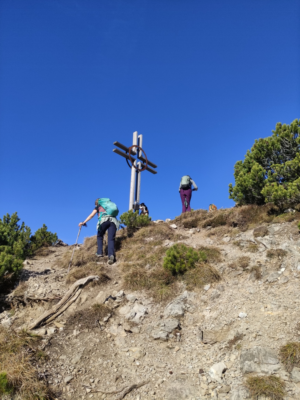 Wanderung Berggasthaus Sücka zur Gafadurahütte: Wanderung Berggasthaus Sücka zur Gafadurahütte: Gipfelkreuz (Alpspitz)