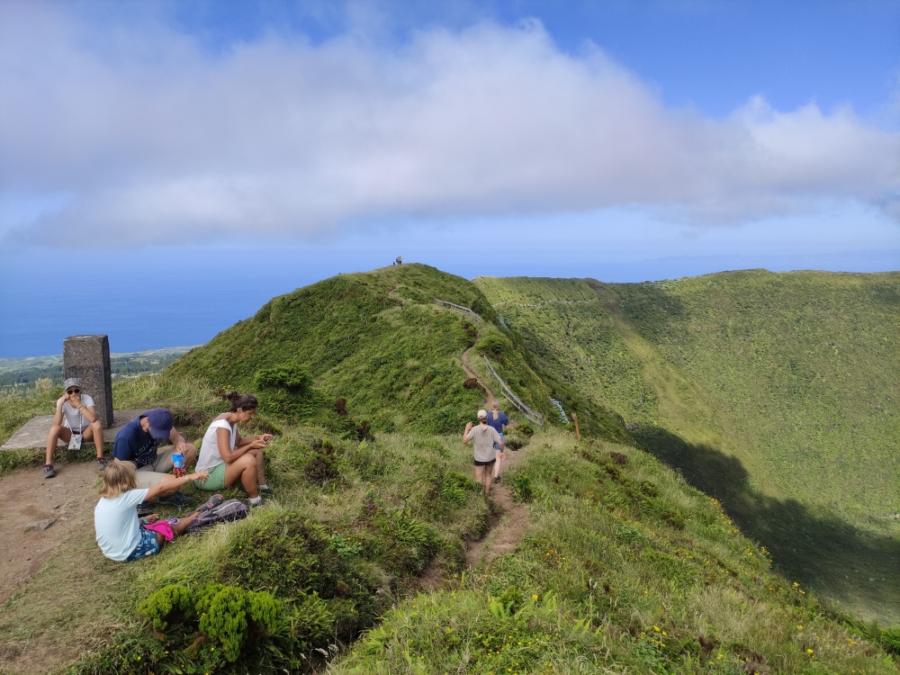 Wanderung Caldeira do Faial: Weg