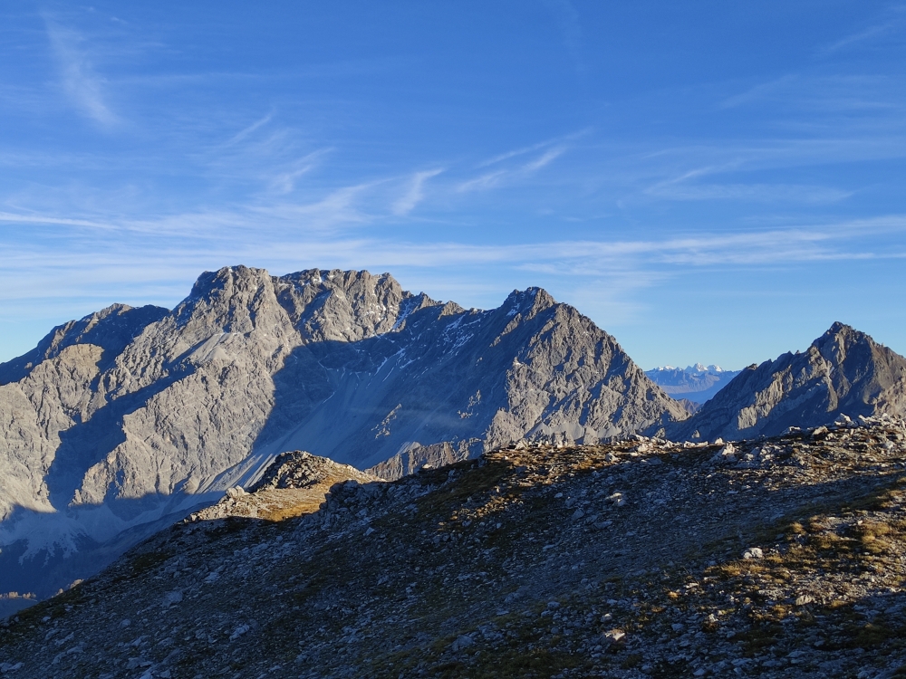 Wanderung Augstenberg: Wanderung Augstenberg: Blick zur Schesaplana (Augstenberg)