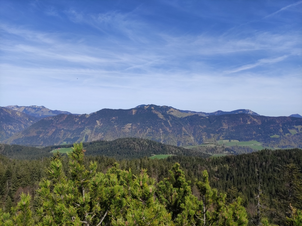 Wanderung Jochkopf: Wanderung Jochkopf: Blick nach Norden über das Ascherjoch zum Trainsjoch (Aussichtspunkt Jochkopf)