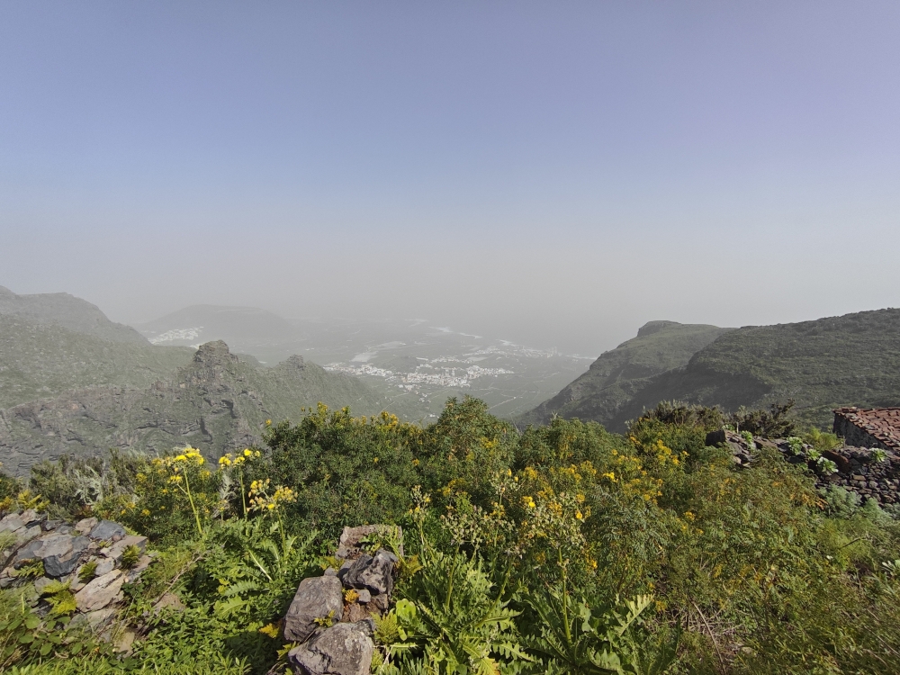 Wanderung Cuevas Negras und Monte del Agua: Wanderung Cuevas Negras und Monte del Agua: Aussicht (Aussichtspunkt Los Silos)