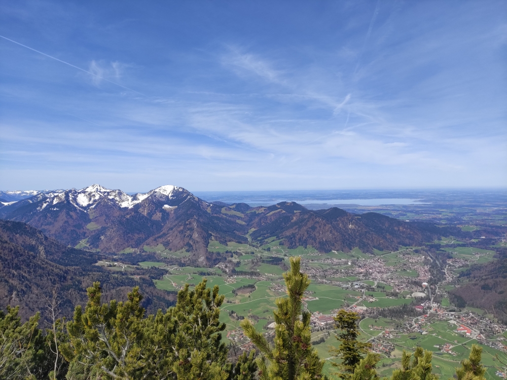 Wanderung Rauschberg: Wanderung Rauschberg: Blick zum Chiemsee (Aussichtspunkt 80182)