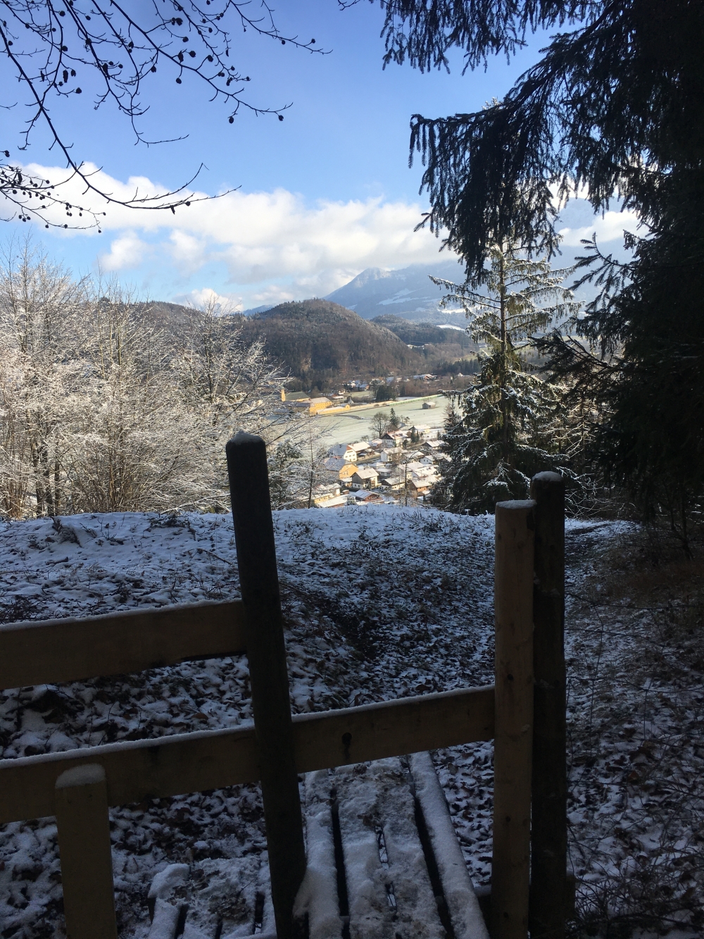 Wanderung Wildbarren von Niederaudorf: Auf dem Weg zum Pavillon