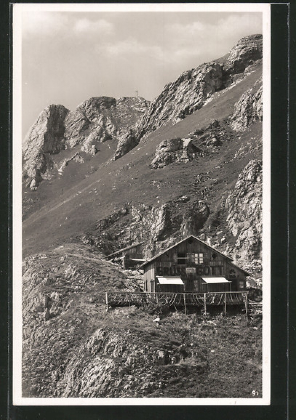 Wanderung Brentenjoch: Wanderung Brentenjoch: Pfrontner Hütte mit Aggenstein (Bad Kissinger Hütte)