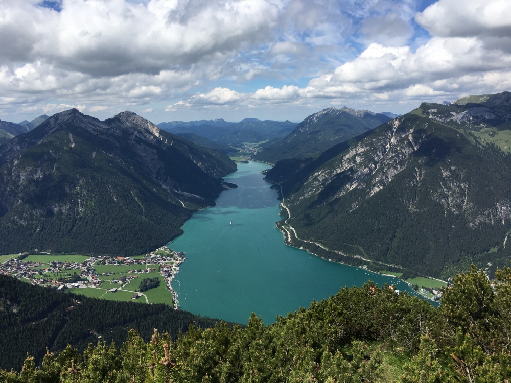 Wanderung Bärenkopf mit Bergbahn: Wanderung Bärenkopf mit Bergbahn: Blick auf den Achensee (Bärenkopf)