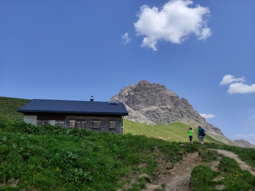 Wanderung Großer Widderstein: Wanderung Großer Widderstein: Bärgunt Hochalpe