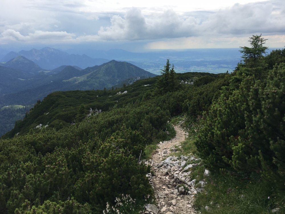 Wanderung Benediktenwand: Wanderung Benediktenwand: Abstieg in westlicher Richtung