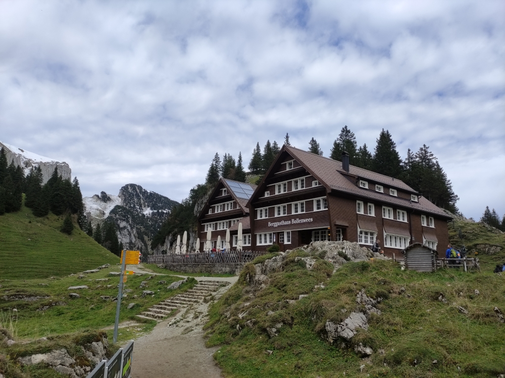 Wanderung Saxerlücke: Wanderung Saxerlücke: Berggasthaus Bollenwees