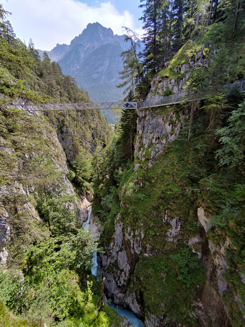 Wanderung Berggasthaus Ederkanzel: Panoramabrücke