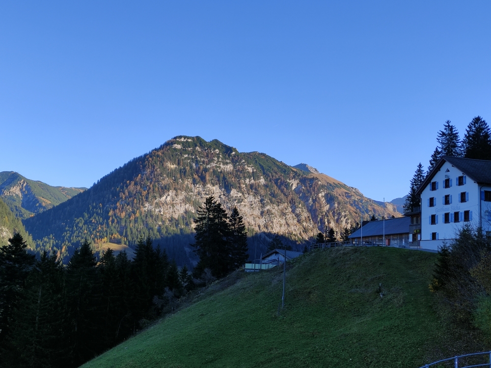 Wanderung Steg nach Malbun: Wanderung Steg nach Malbun: Berggasthaus Sücka