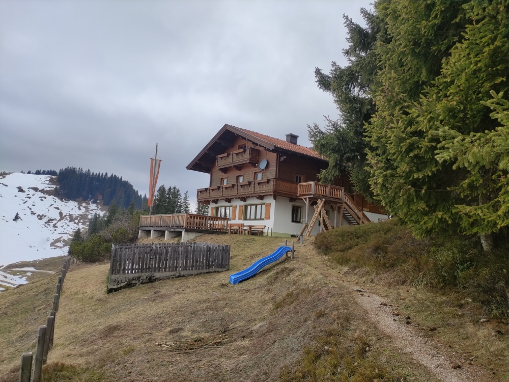 Wanderung Breitenstein vom Walchsee: Wanderung Breitenstein vom Walchsee: Wandberghütte (Berggasthaus Wandberghütte)