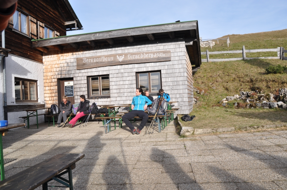 Wanderung Hirschberghaus: Wanderung Hirschberghaus: Terrasse (Hirschberghaus)