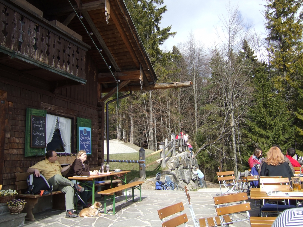 Wanderung Königsstand: Wanderung Königsstand: Rast über Garmisch (Martinshütte (St. Martin))