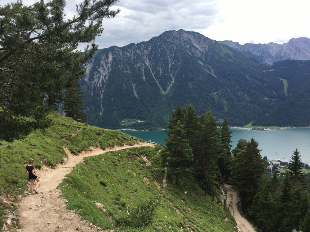 Wanderung Dalfazalm und Wasserfall: Auf halber Strecke