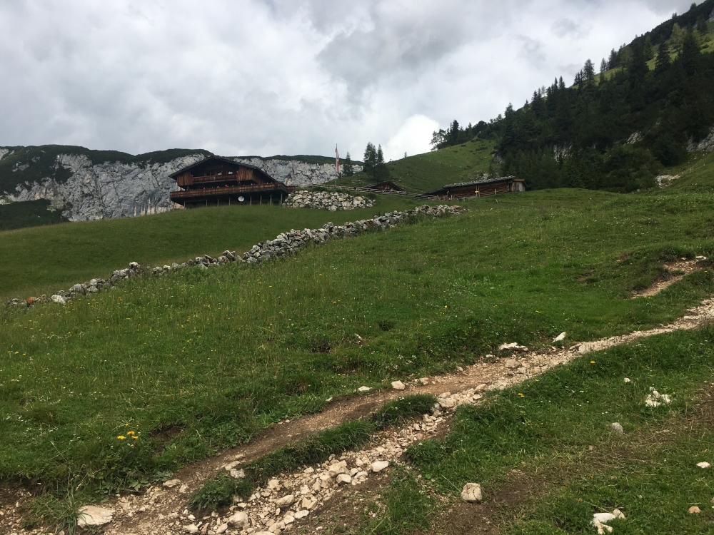 Wanderung Rotspitz: Wanderung Rotspitz: Die letzten Meter zur Alm (Dalfazalm)