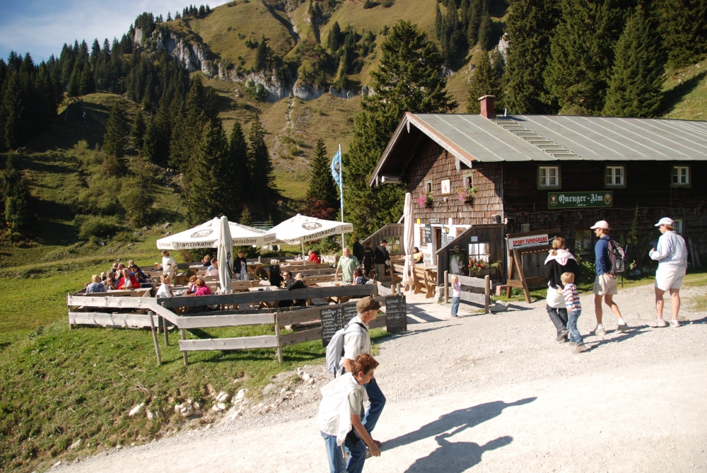 Quenger-Alm -> Brauneck Bergbahn Bergstation: Quengeralm