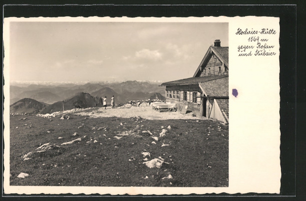 Wanderung Hochries: Wanderung Hochries: Hochrieshütte gegen Rofan und Stubaier (BERGseits Hochrieshütte)