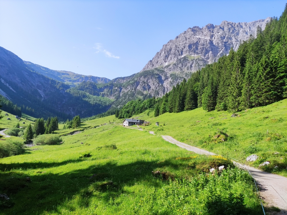 Wanderung Großer Widderstein: Wanderung Großer Widderstein: Bernhards Gemstelalpe