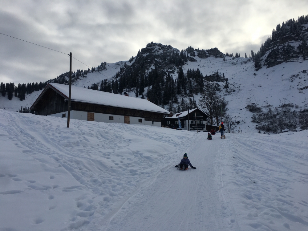 Wanderung Bodenschneidhaus von Neuhaus: Wanderung Bodenschneidhaus von Neuhaus: Start der Rodelabfahrt (Bodenschneidhaus)