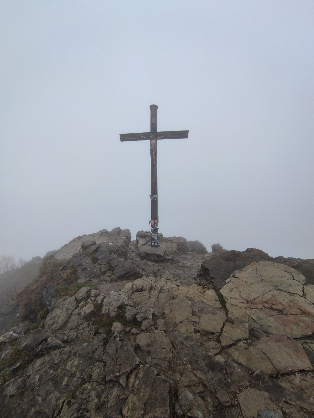 Wanderung Brecherspitz: Wanderung Brecherspitz: Gipfelkreuz (Brecherspitz)